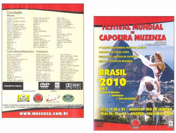 DVD - FESTIVAL MUNDIAL DE CAPOEIRA MUZENZA