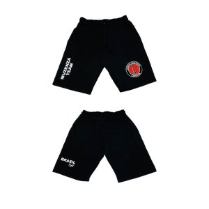 Bermuda Moletom Preta